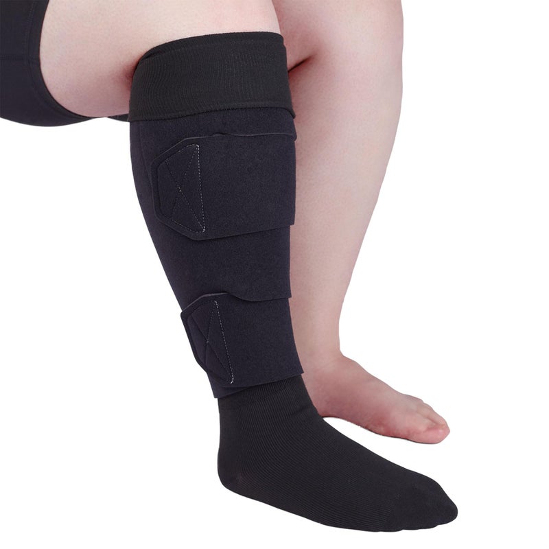 CircAid Juxtalite HD Lower Leg Compression Wrap Black Large Full CalfLong
